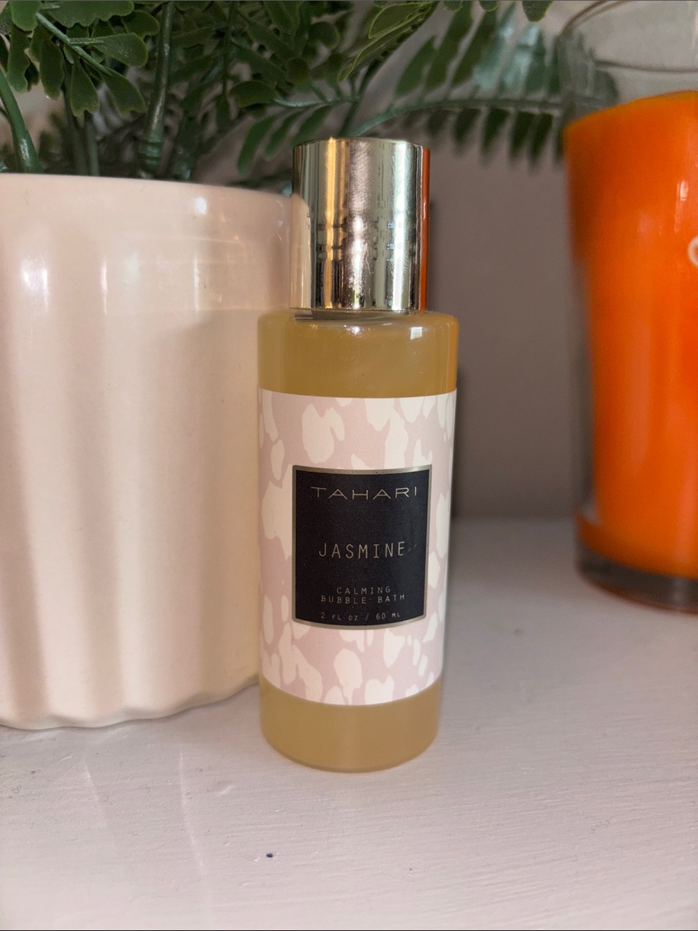 Tahari Jasmine calming bubble bath 60ML/2oz bottle